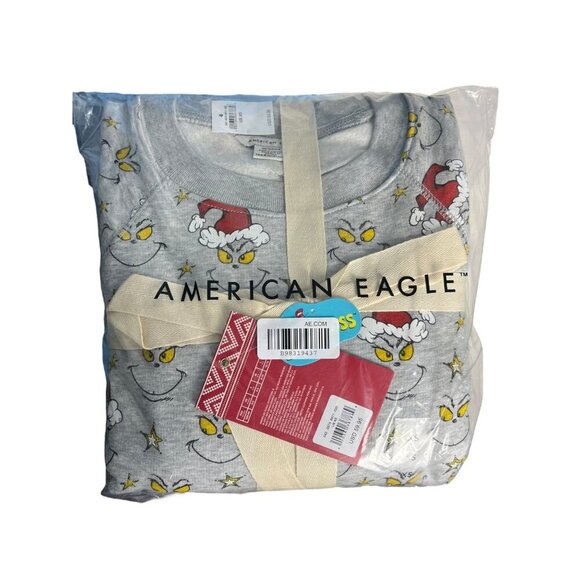 American Eagle Outfitters Other - American Eagle Pajama Set Womens XS Grinch Dr. Suess Fleece PJ Christmas Comfy